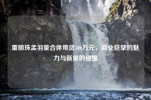 董明珠孟羽童合体带货500万元，商业巨擘的魅力与新星的碰撞